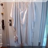 H46. Natori 2 piece lace nightgown and robe set. - $50 
